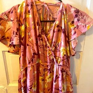 XL Floral Romper